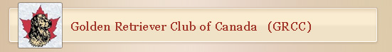 Golden Retriever Club of Canada (GRCC)